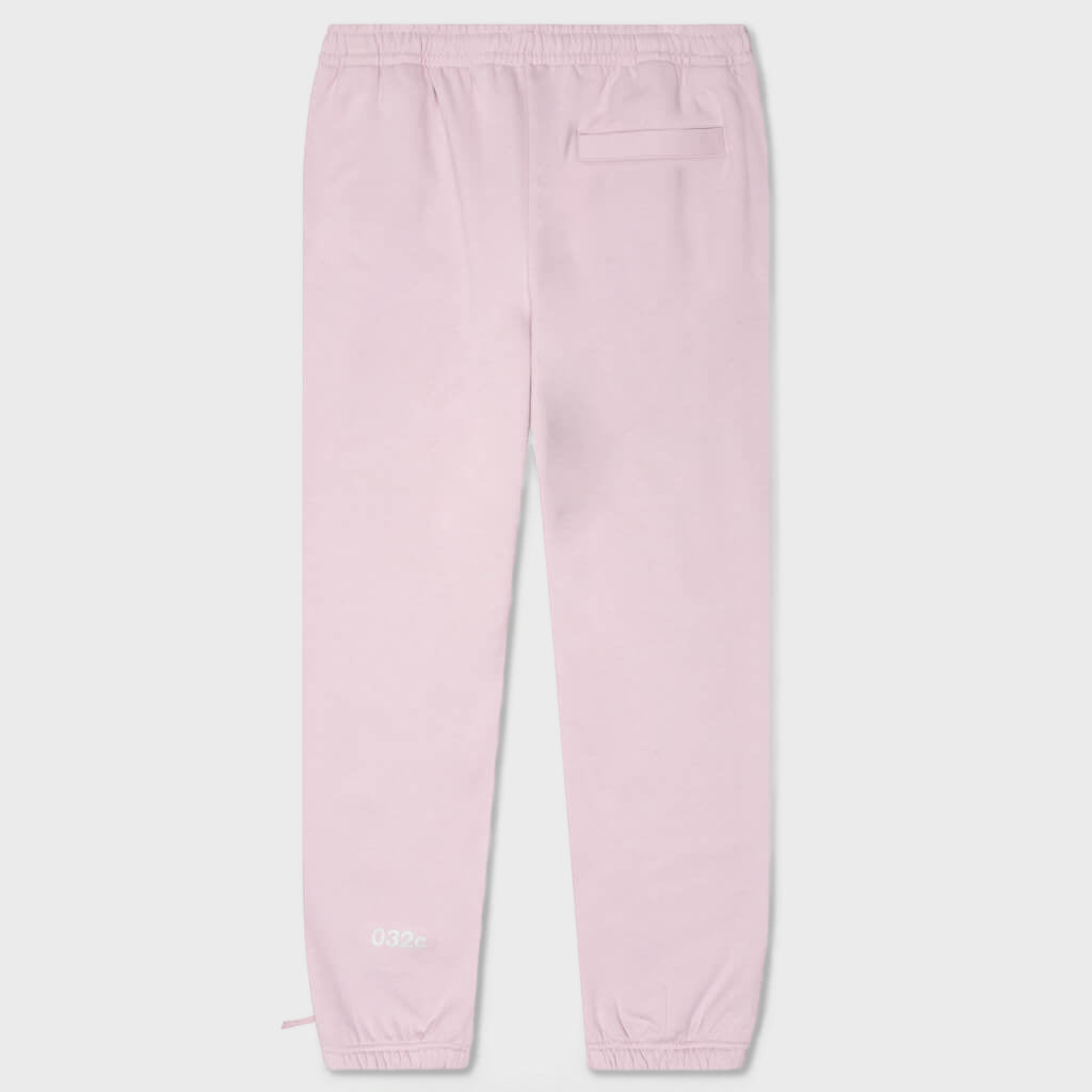Reflective Logo Sweatpants - Grey/Purple