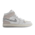 Jordan 1 Mid SE Craft (GS) - White/Light Orewood Brown/Tech Grey