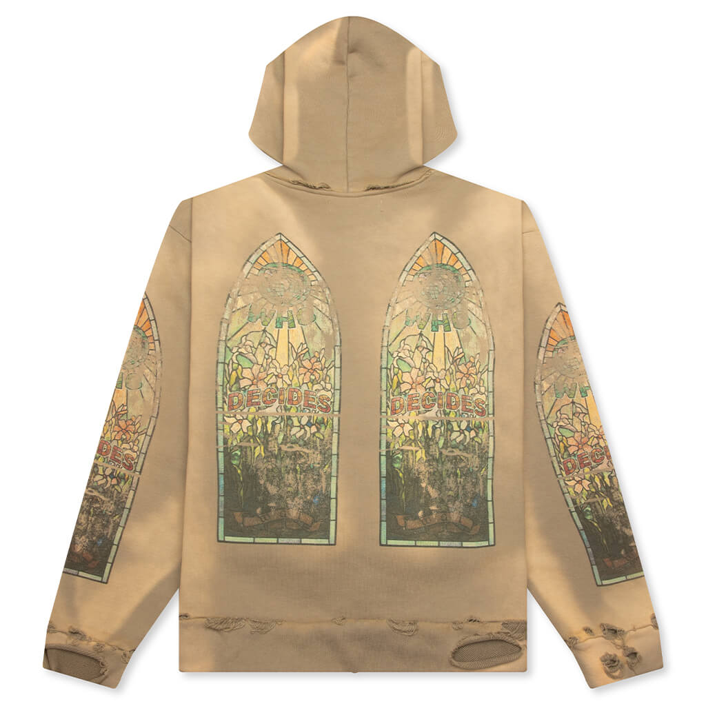 Faded Zip Up - Vintage Grey
