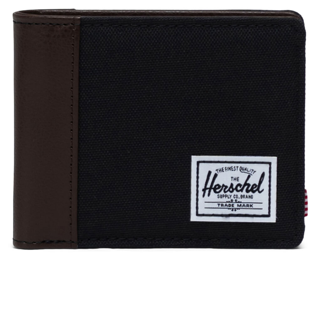 Hank II RFID Wallet - Black/Chicory Coffee
