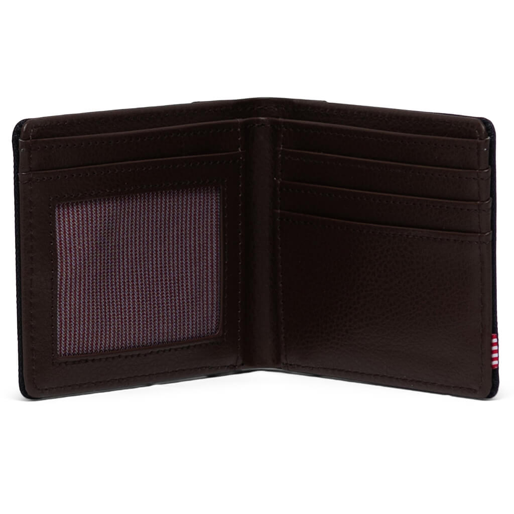 Hank II RFID Wallet - Black/Chicory Coffee