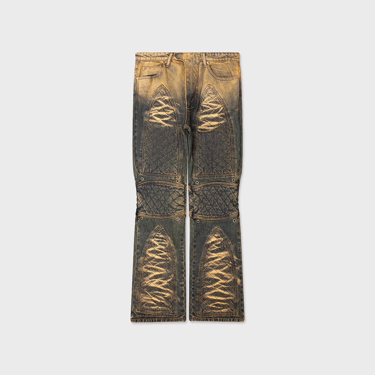 Moto Denim - Rust/Denim