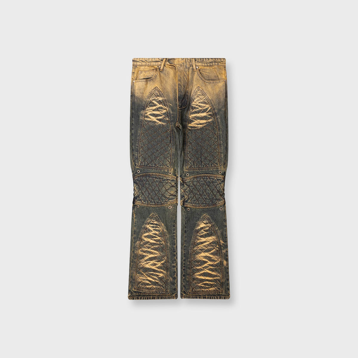 Moto Denim - Rust/Denim