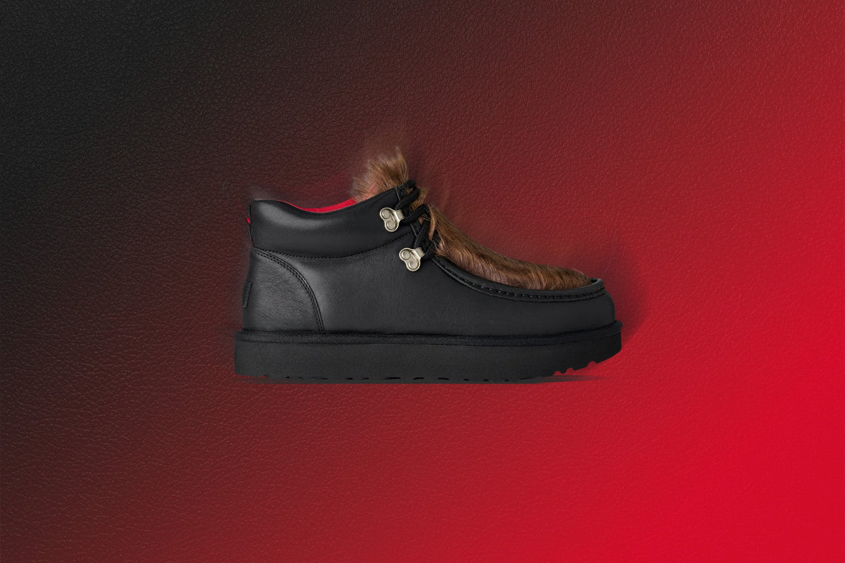 Fur Plug Boot - Black