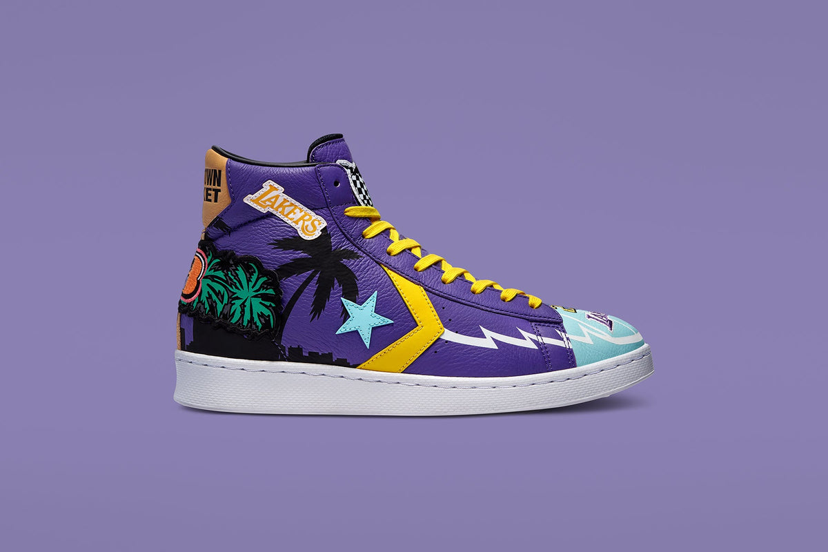 Leather Hi - Prism Violet/Poolside
