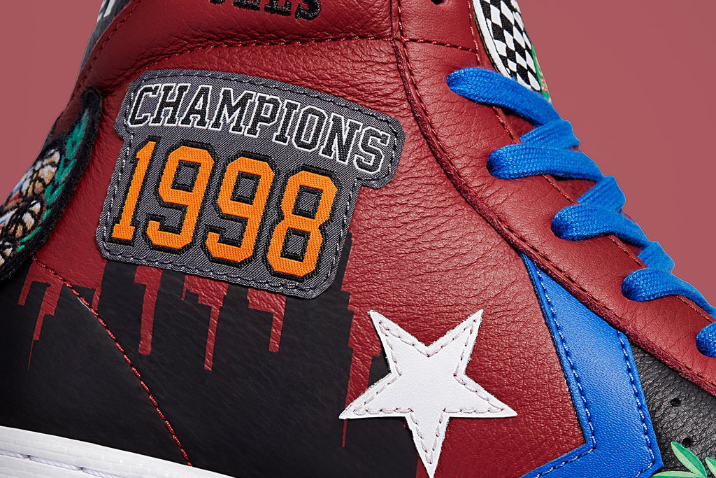 Pro Leather Hi - Garnet/Black/Hyper Royal