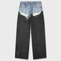 1981 Trompe L'oeil Jeans - Blue/Black