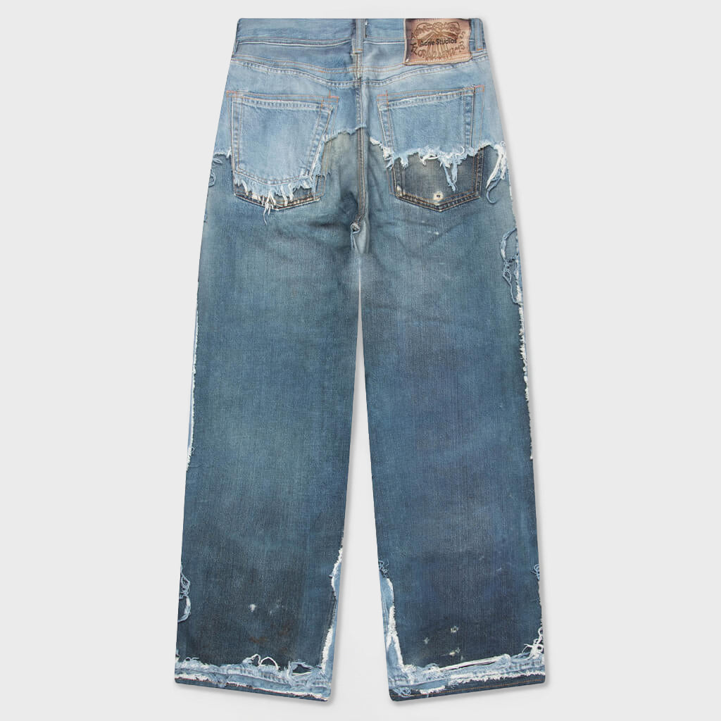 1981 Trompe L'oeil Jeans - Mid Blue