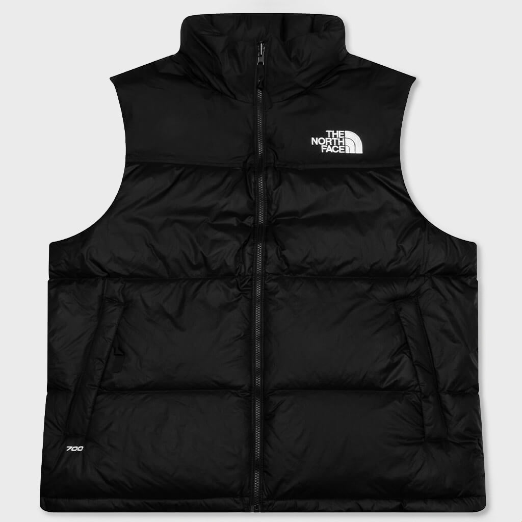 1996 Retro Nuptse Vest - Black/Red