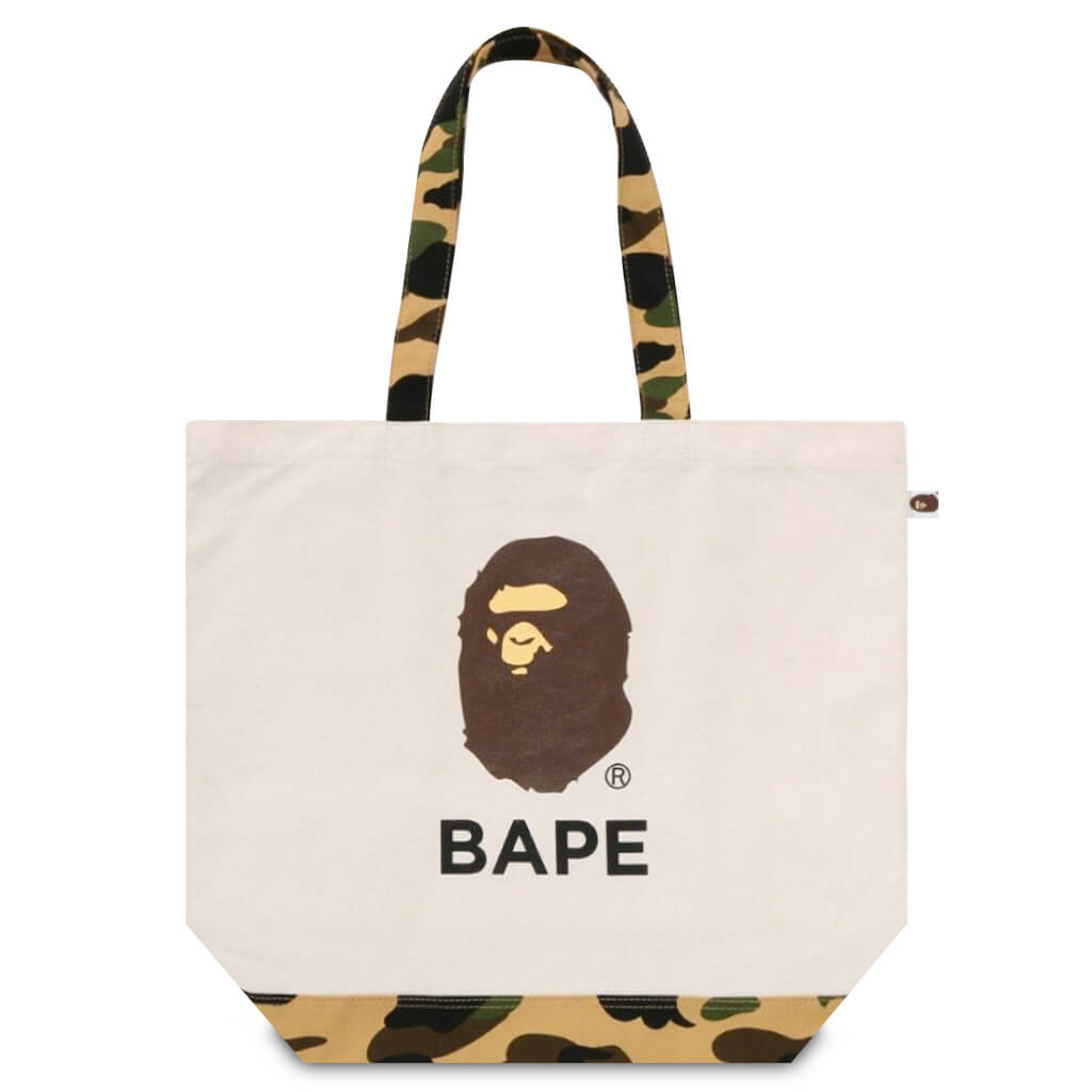 1st Camo Ape Head Tote Bag - Ivory