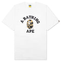 Kid's 1st Camo College Tee - White/Green
