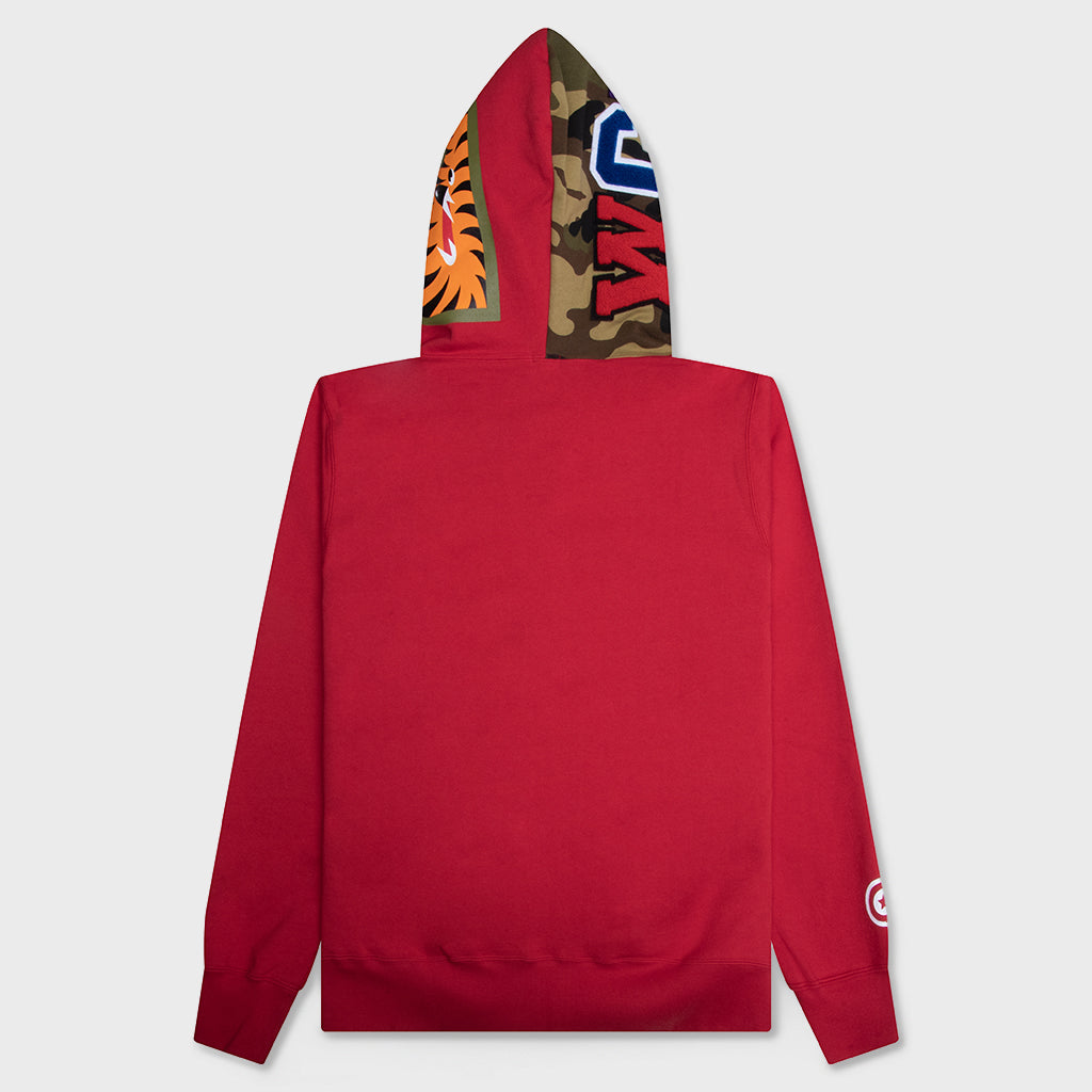 1st Shark Full Zip Hoodie - Red