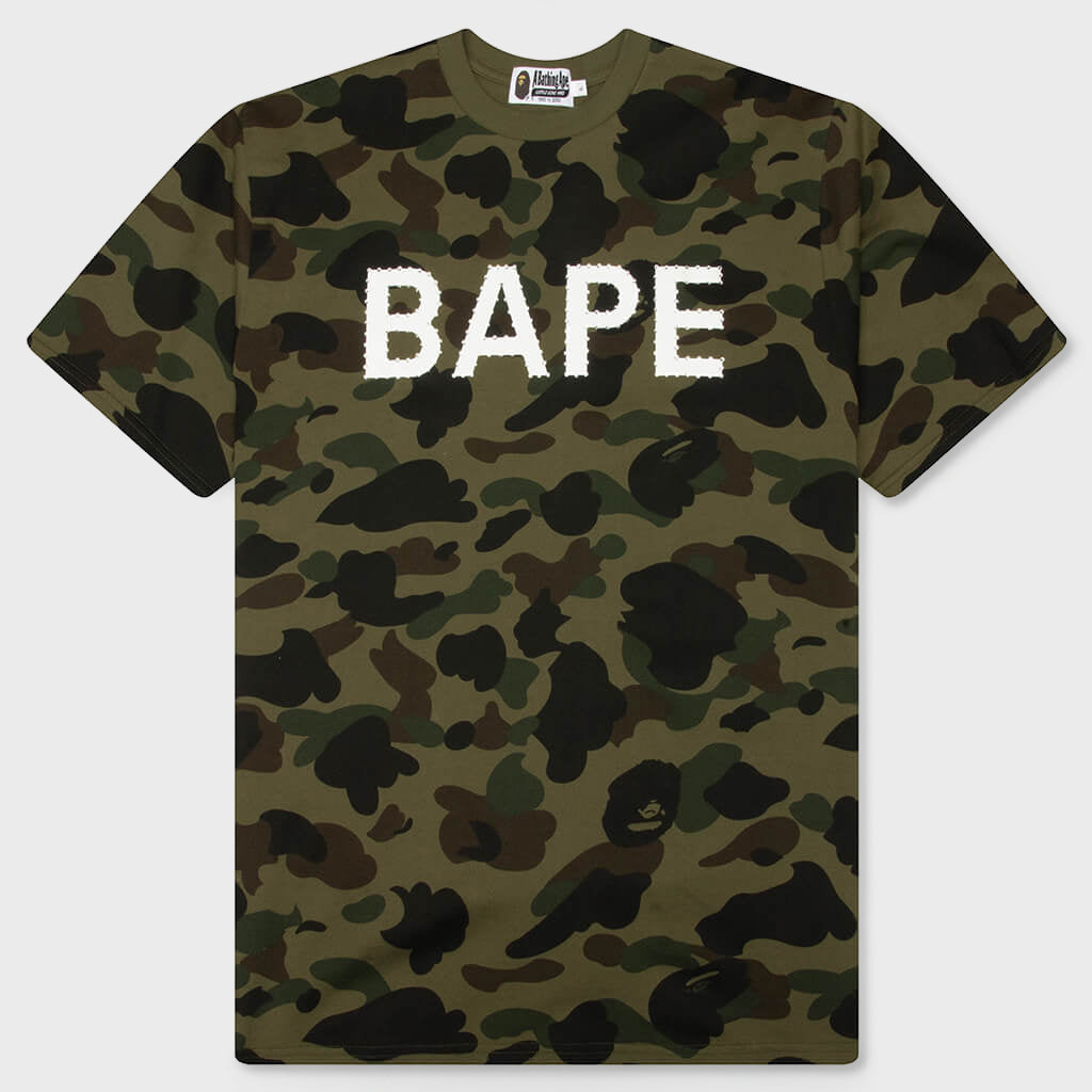 1st Camo BAPE Rhinestone Tee - Green