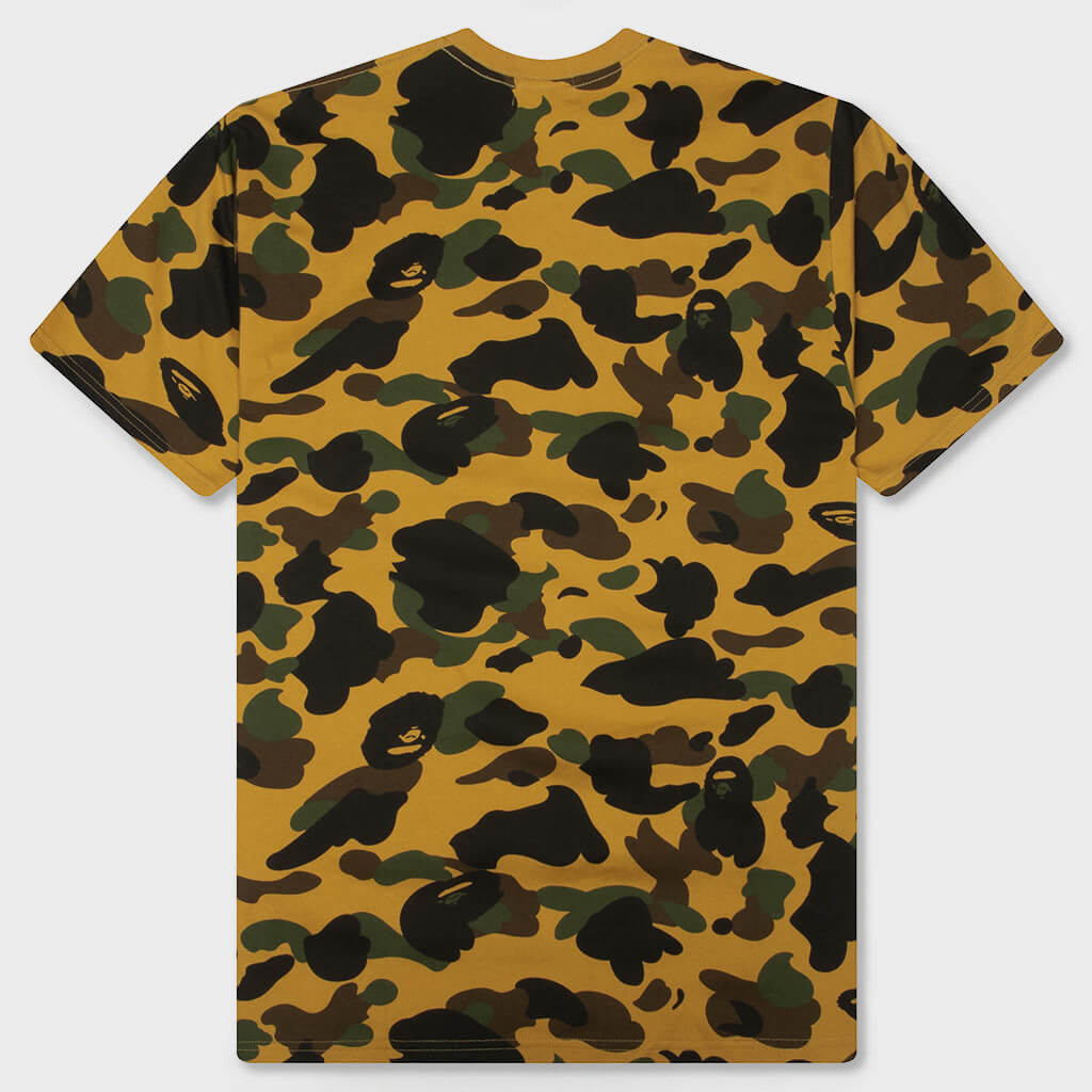 1st Camo BAPE Rhinestone Tee - Yellow