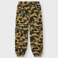 1st Camo One Point Relaxed Fit Sweat Pants - Yellow