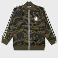 1st Camo Relaxed Fit Track Jacket - Green