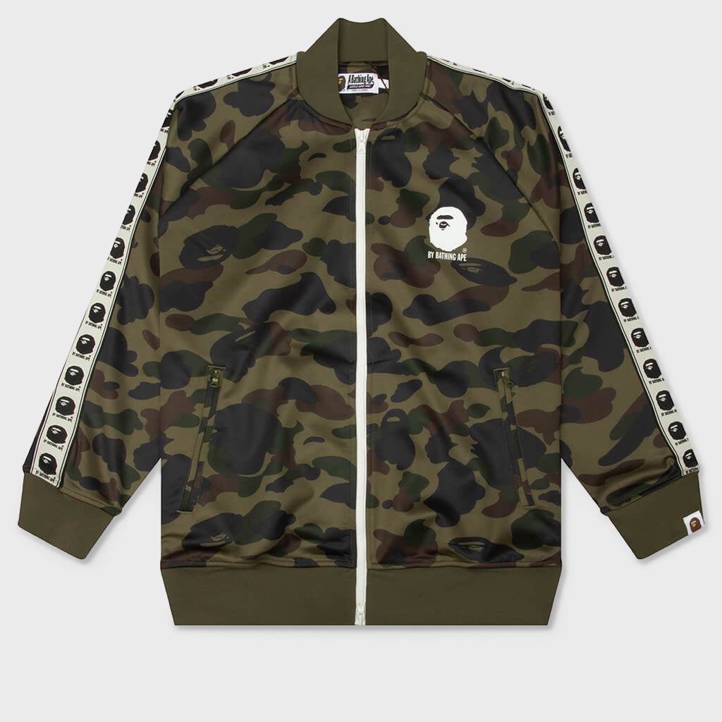 1st Camo Relaxed Fit Track Jacket - Green