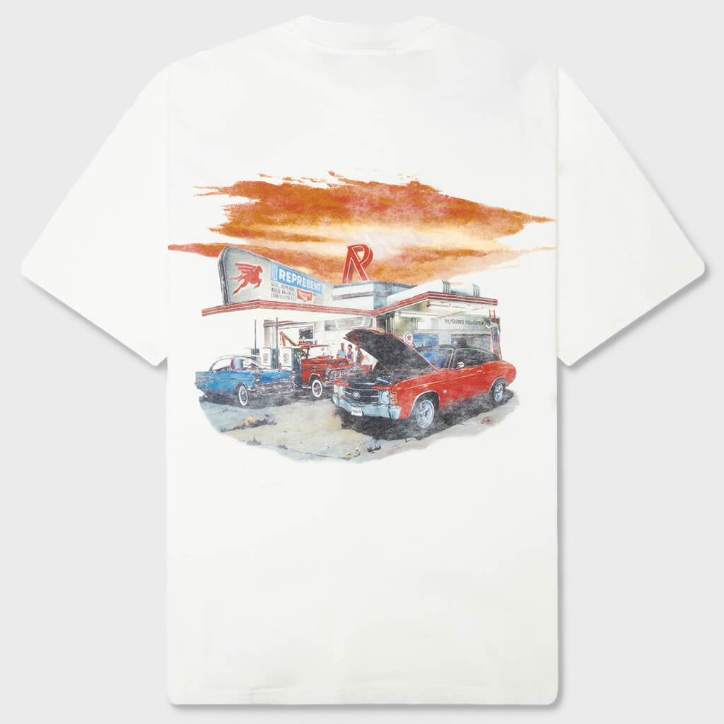 24 Hour Service T-Shirt - Flat White