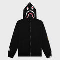 2nd Shark Full Zip Hoodie - Black