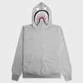 2nd Shark Full Zip Hoodie - Gray