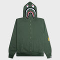 2nd Shark Full Zip Hoodie - Green