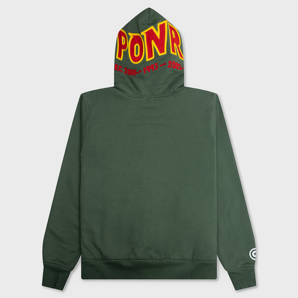 2nd Shark Full Zip Hoodie - Green