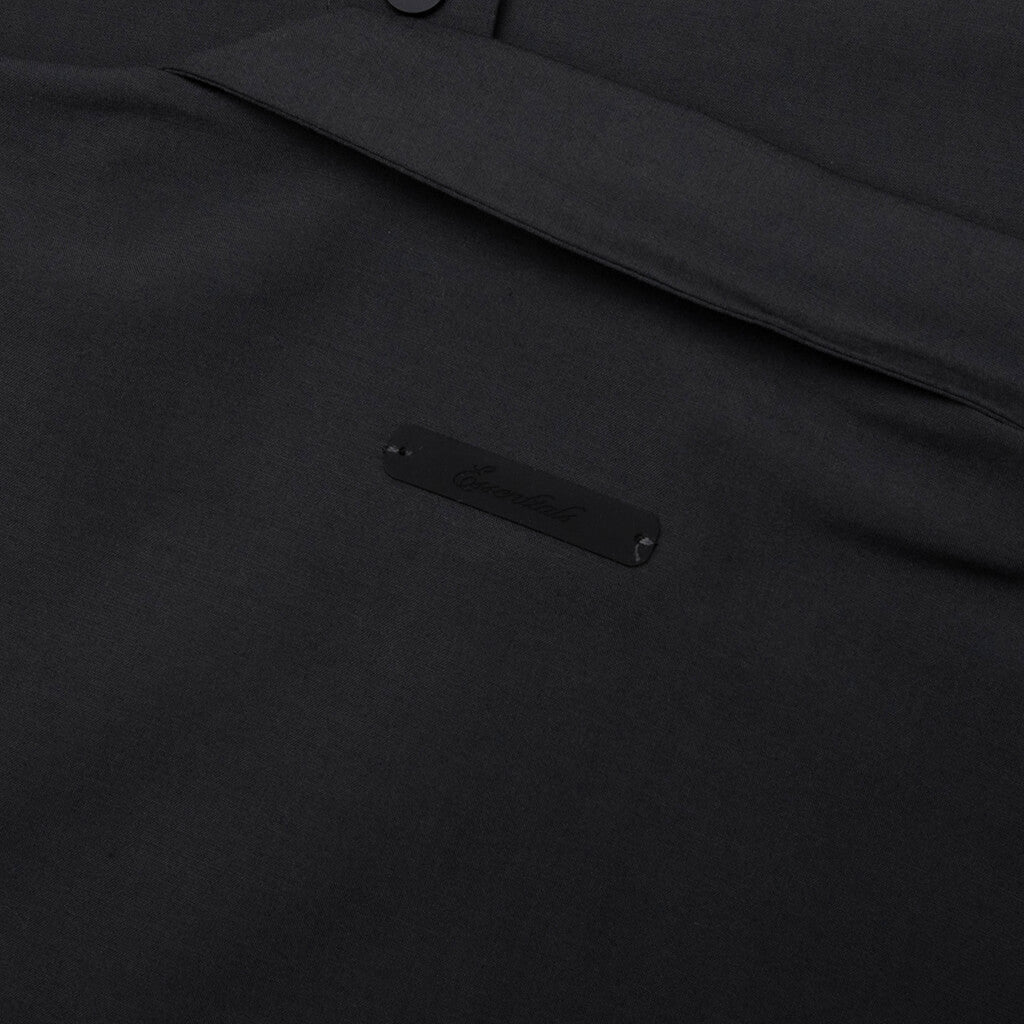 3/4 Sleeve Button Up Shirt - Vintage Black