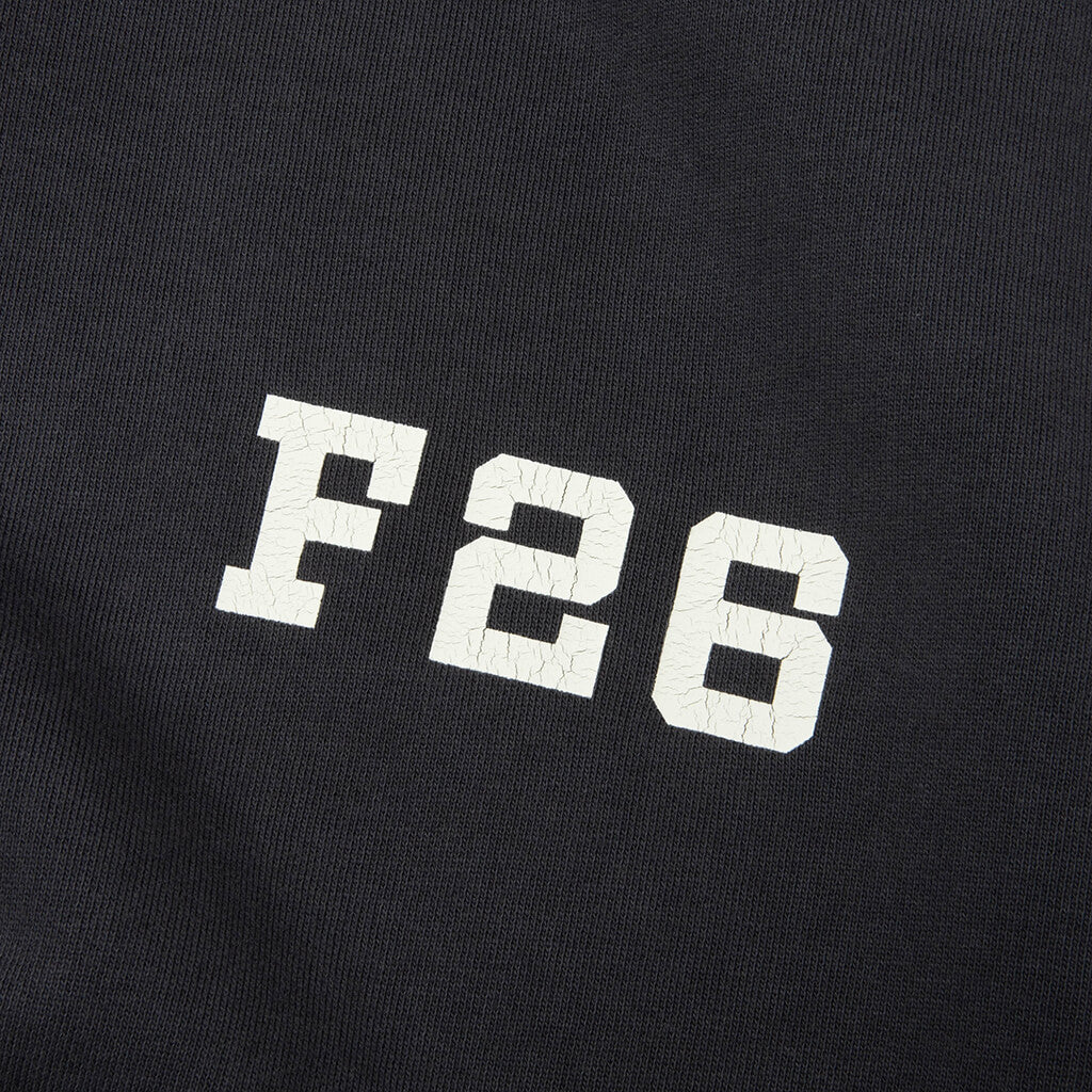 3/4 Sleeve Crewneck - Washed Iron Grey