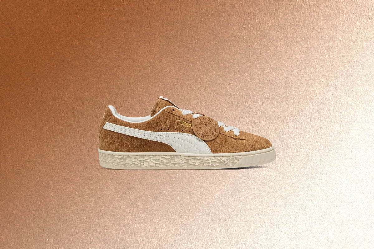 Suede Charles F. Stead V - Honey Butter/White