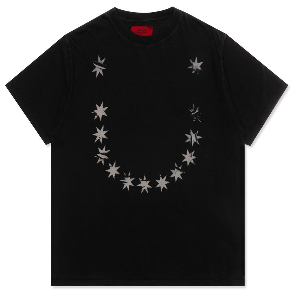 Print S/S Tee - Black