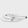 Pipe Bracelet Stone - Silver/Black