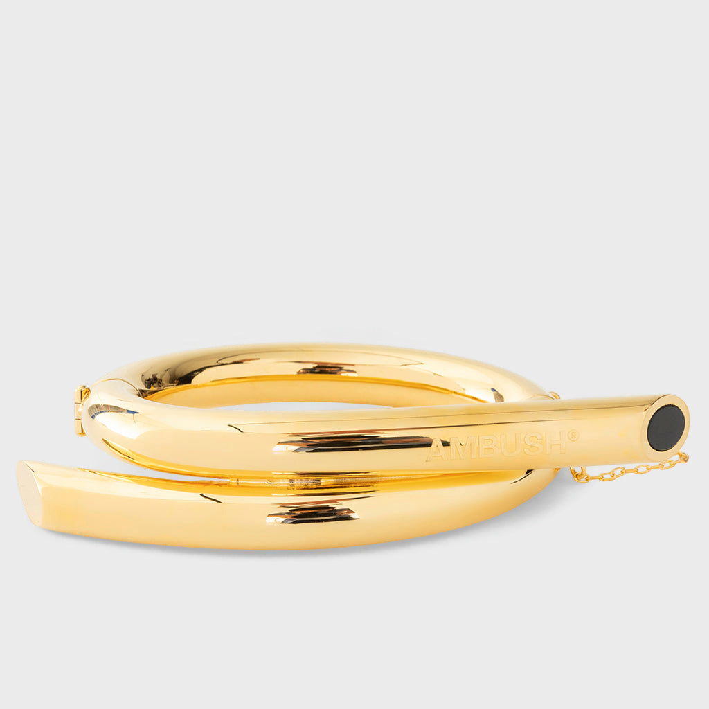 Pipe Bracelet Stone - Gold/Black