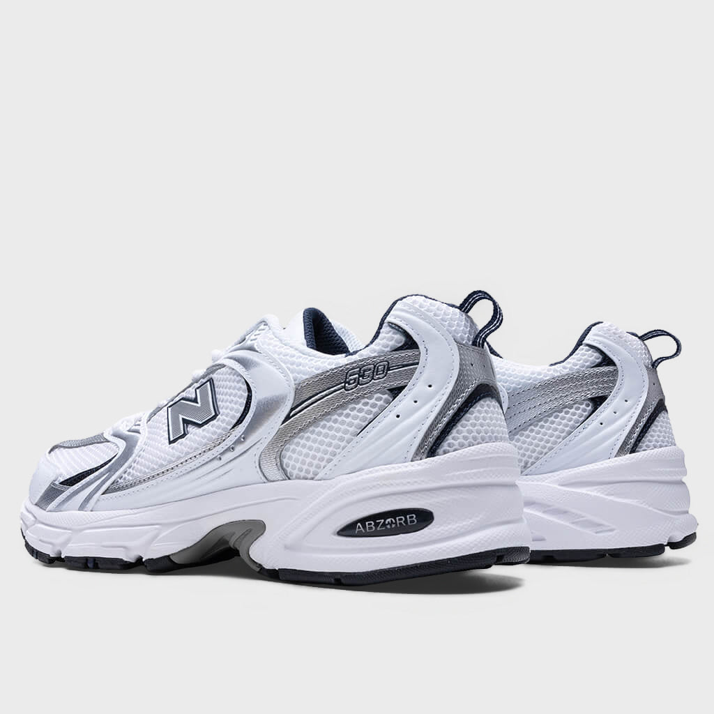 530 - White/Natural Indigo