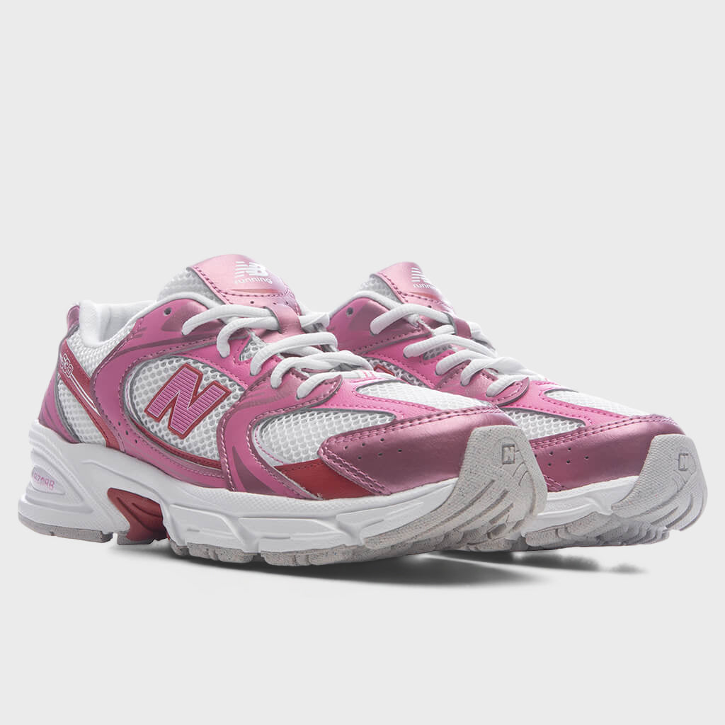 530 Lace (GS) - Pink Satin/Shadow Red