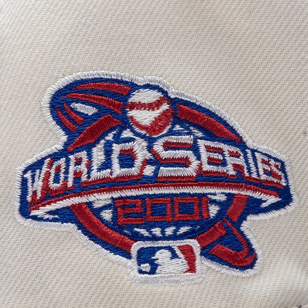 59FIFTY Fitted AZ Diamondbacks 2001 World Series - Snow/Grey