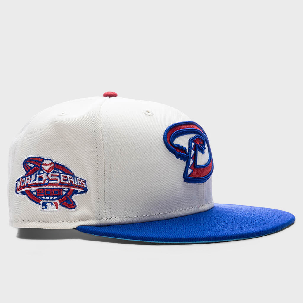 59FIFTY Fitted AZ Diamondbacks 2001 World Series - Snow/Grey