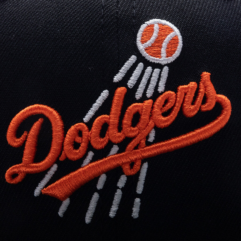 59FIFTY Fitted LA Dodgers Cooperstown - Black/Mountain Pine Green/Grey