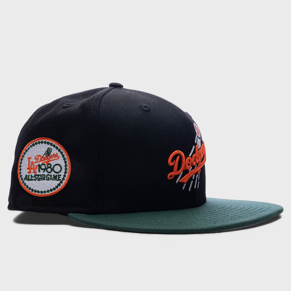 59FIFTY Fitted LA Dodgers Cooperstown - Black/Mountain Pine Green/Grey