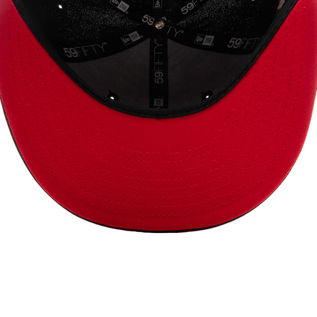 59FIFTY Fitted LA Dodgers Cooperstown - Black/Red