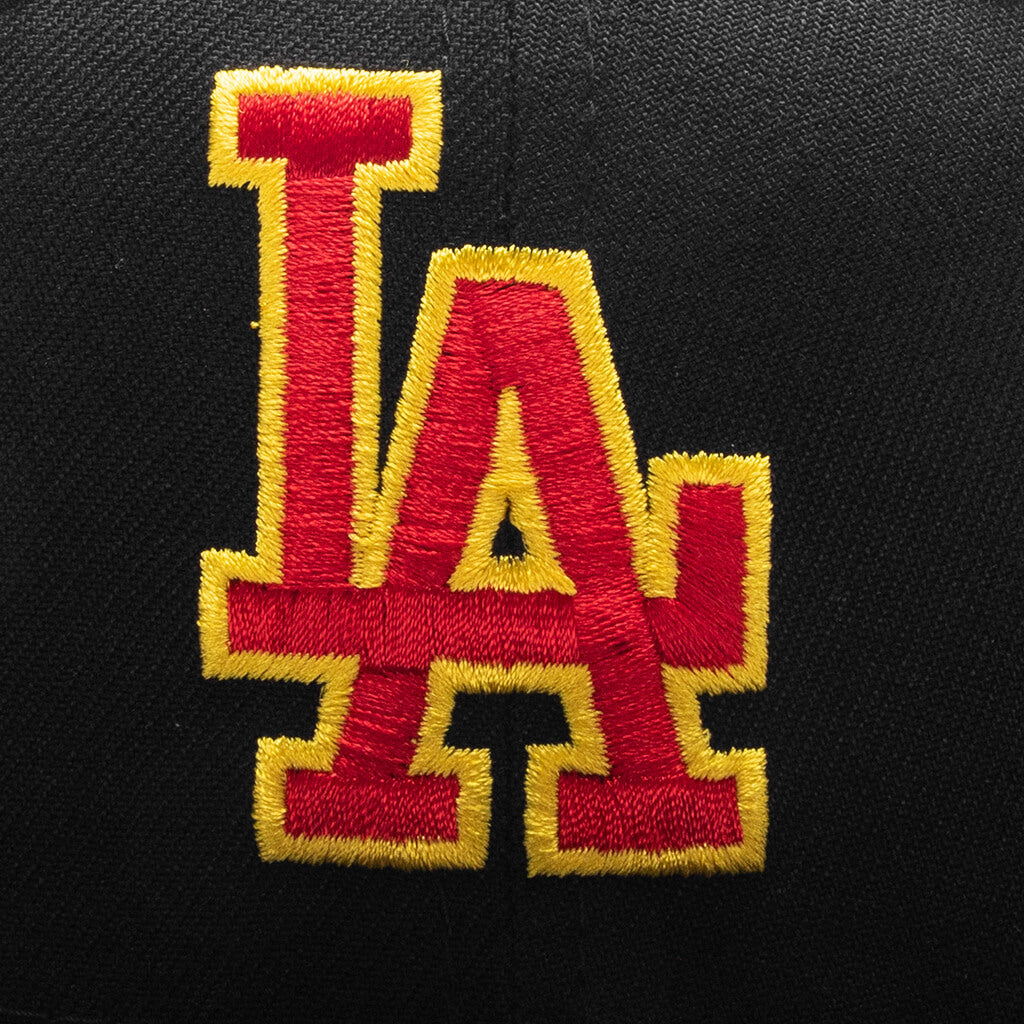59FIFTY Fitted LA Dodgers Cooperstown - Black/Red