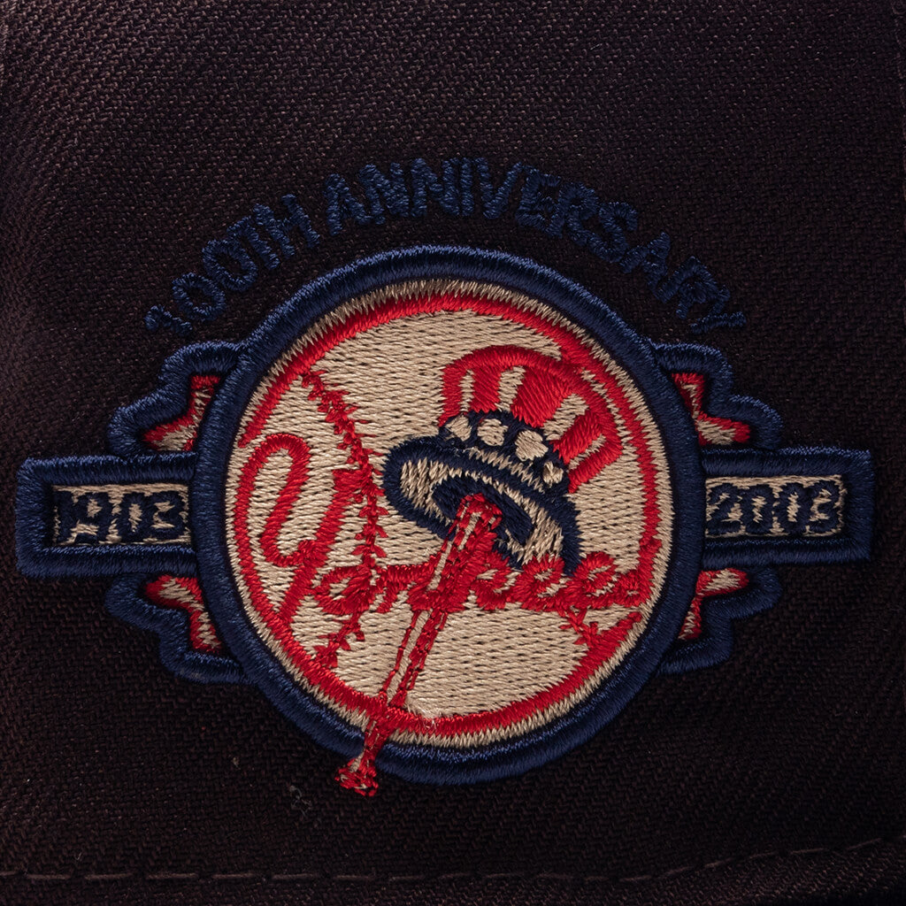 59FIFTY Fitted NY Yankees 100th Anniversary - Wood/Navy