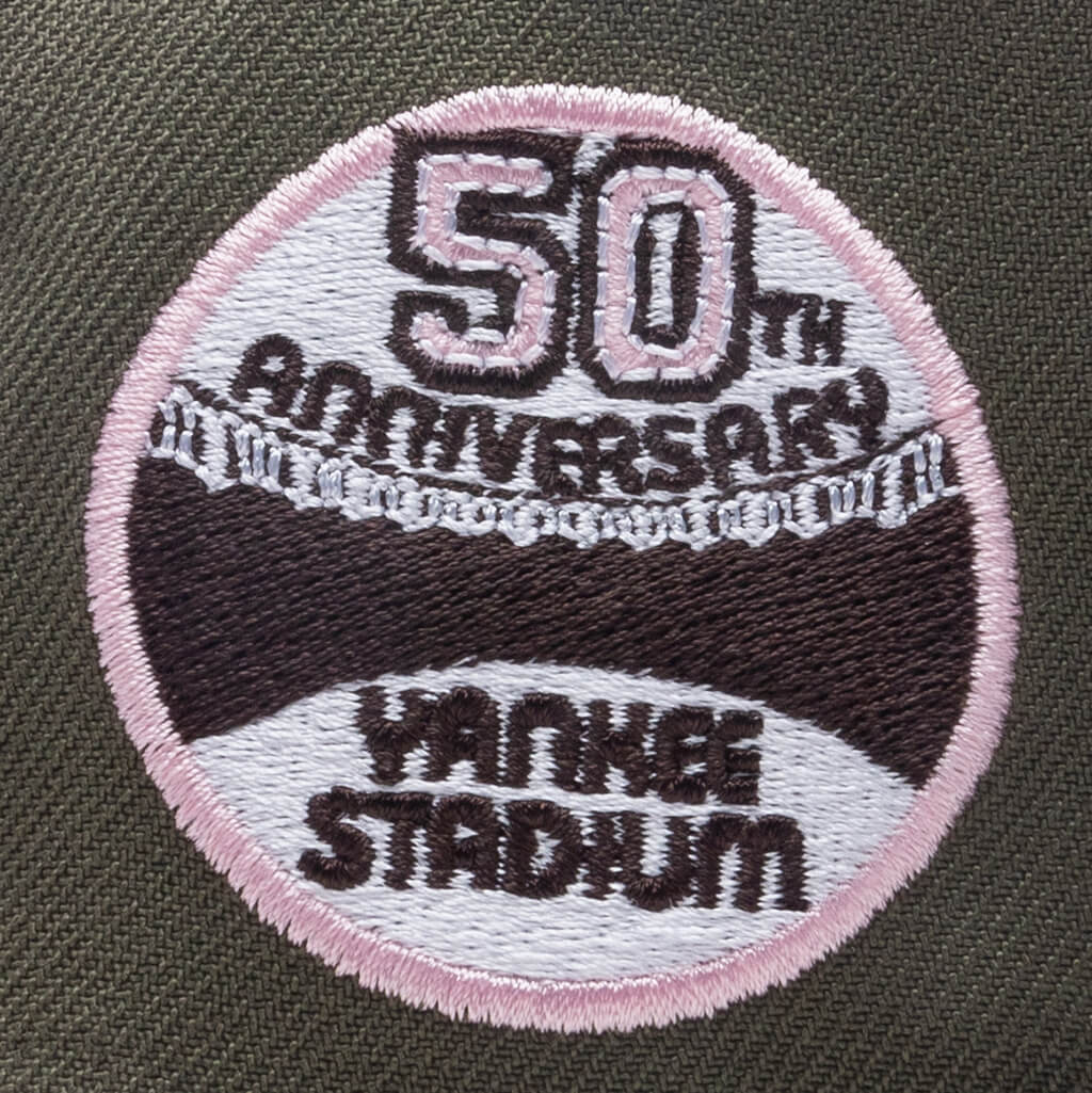 59FIFTY Fitted NY Yankees 50th Anniversary - Olive/Walnut