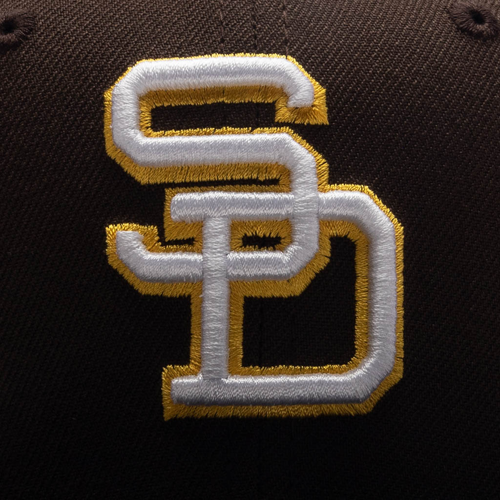 59FIFTY Fitted SD Padres Cooperstown - Walnut/Black/Cotton Pink