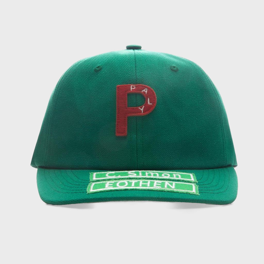 5 Panel Twill "P" Hat - Green