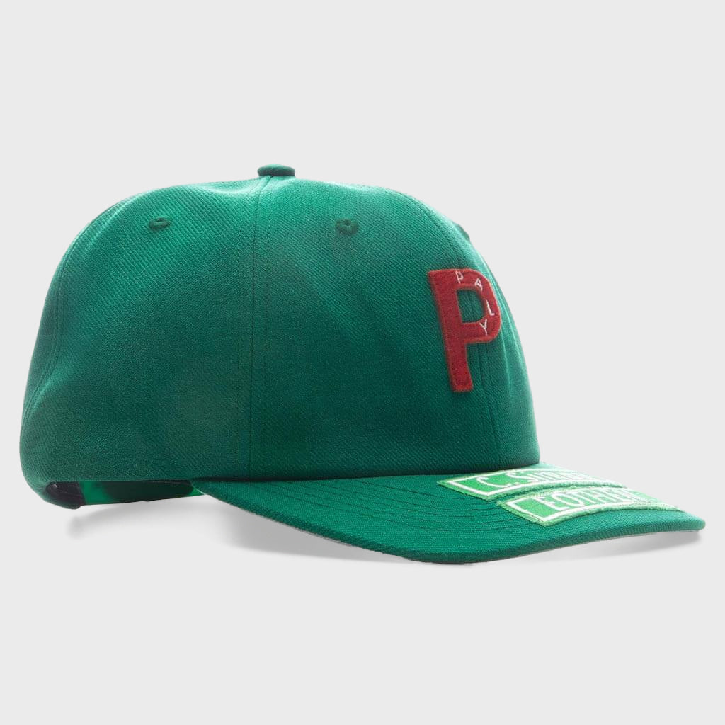 5 Panel Twill "P" Hat - Green