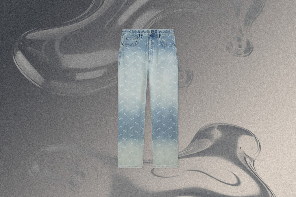Laser Monogram Denim - Faded Denim