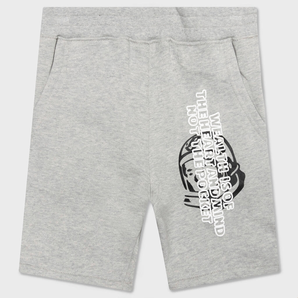 BB Kids Riptide Short - Heather Grey