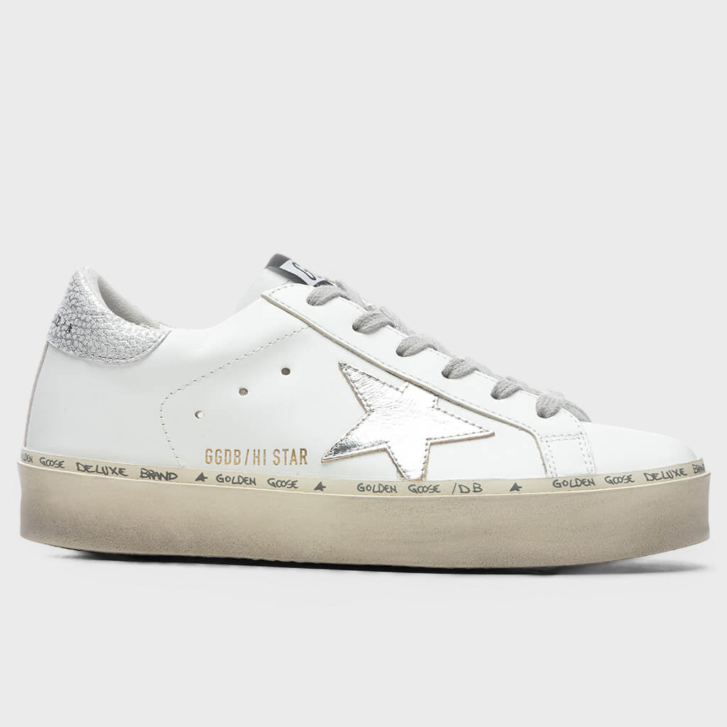 Women's Hi Star Laminated - White/Silver
