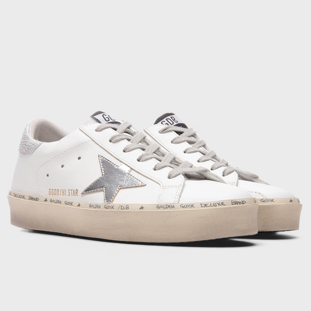Women's Hi Star Laminated - White/Silver