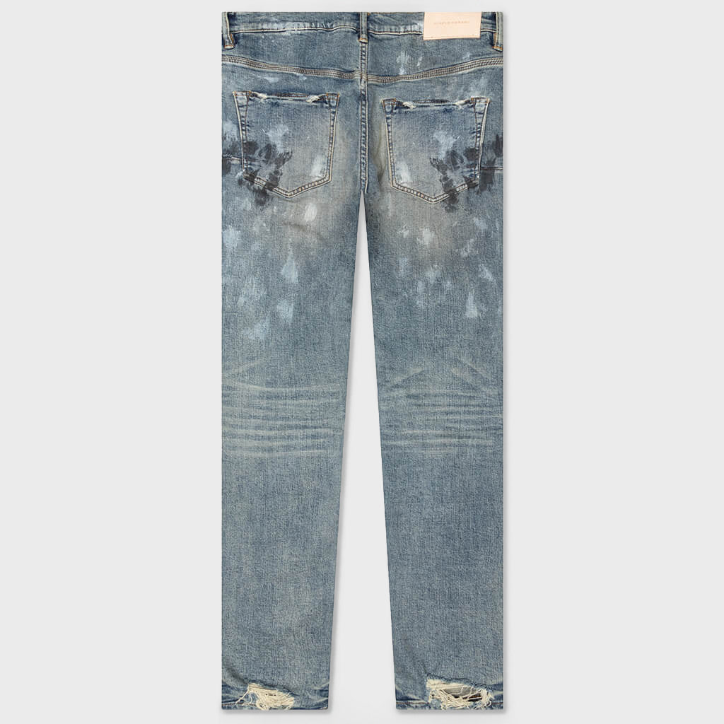 P002 - Worn Mid Indigo Destroy